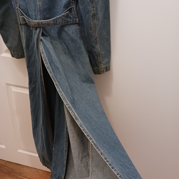 Long jean denim jacket, Medium - Picture 14 of 14
